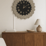 Luxe Eclipse Mirror Wall Clock