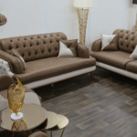 Chesterton Dual-Tone Sofa Set | 3+2+1 Seaters in Mocha & Cream