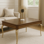 Imperial Luxe Full Living Set | 2 Side + Central Coffee Tables