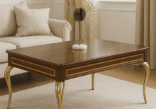 Imperial Luxe Full Living Set | 2 Side + Central Coffee Tables