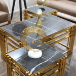 Imperial Trio Table Set | 1 Coffee Table + 2 Side Tables