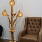 TerraGlow Artisan Tree Lamp | Handcrafted Wood